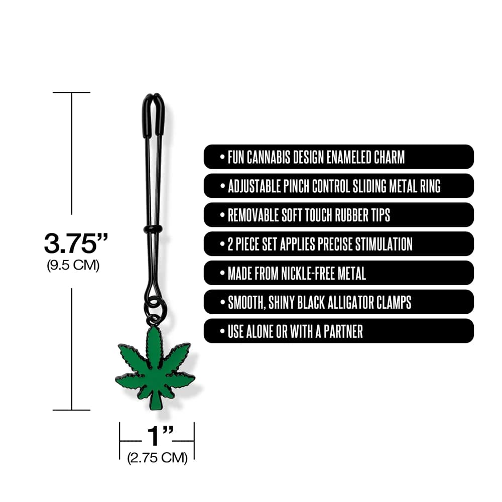 Stoner Vibes Chronic Collection Adjustable Tweezer Nipple Clamps thumbnail 4