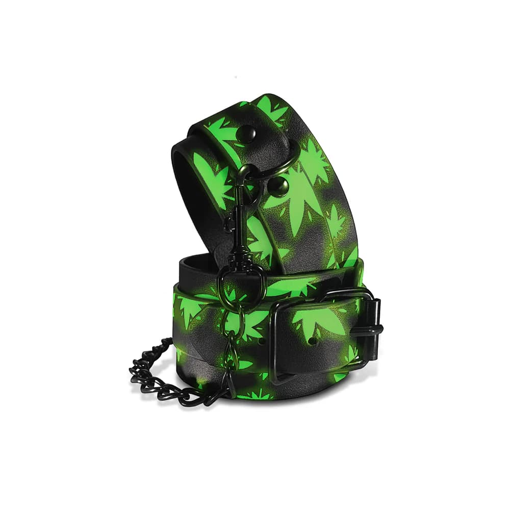 Stoner Vibes Chronic Collection Glow in the Dark Ankle Cuffs thumbnail 2