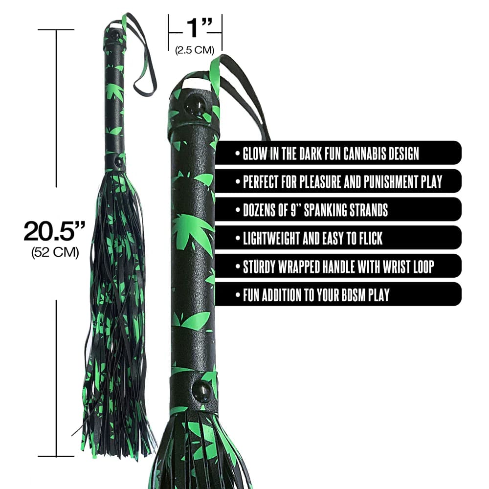 Stoner Vibes Chronic Collection Glow in the Dark Flogger thumbnail 4