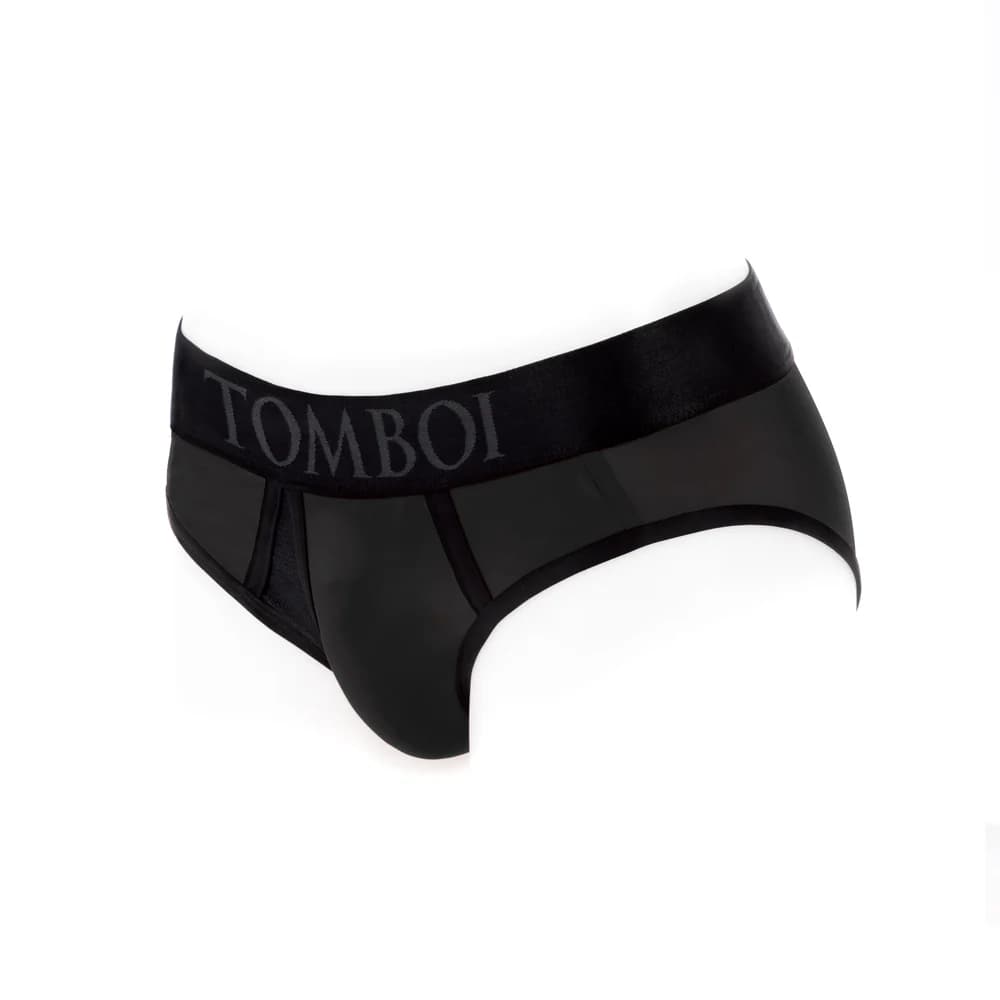 SpareParts Tomboi Cover Brief Style Underwear Harness Nylon Black/Black M thumbnail 7