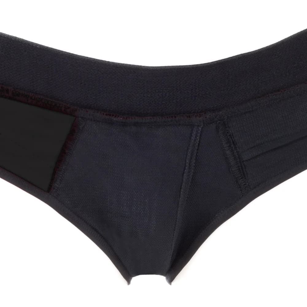 SpareParts Tomboi Cover Brief Style Underwear Harness Nylon Black/Black M thumbnail 10