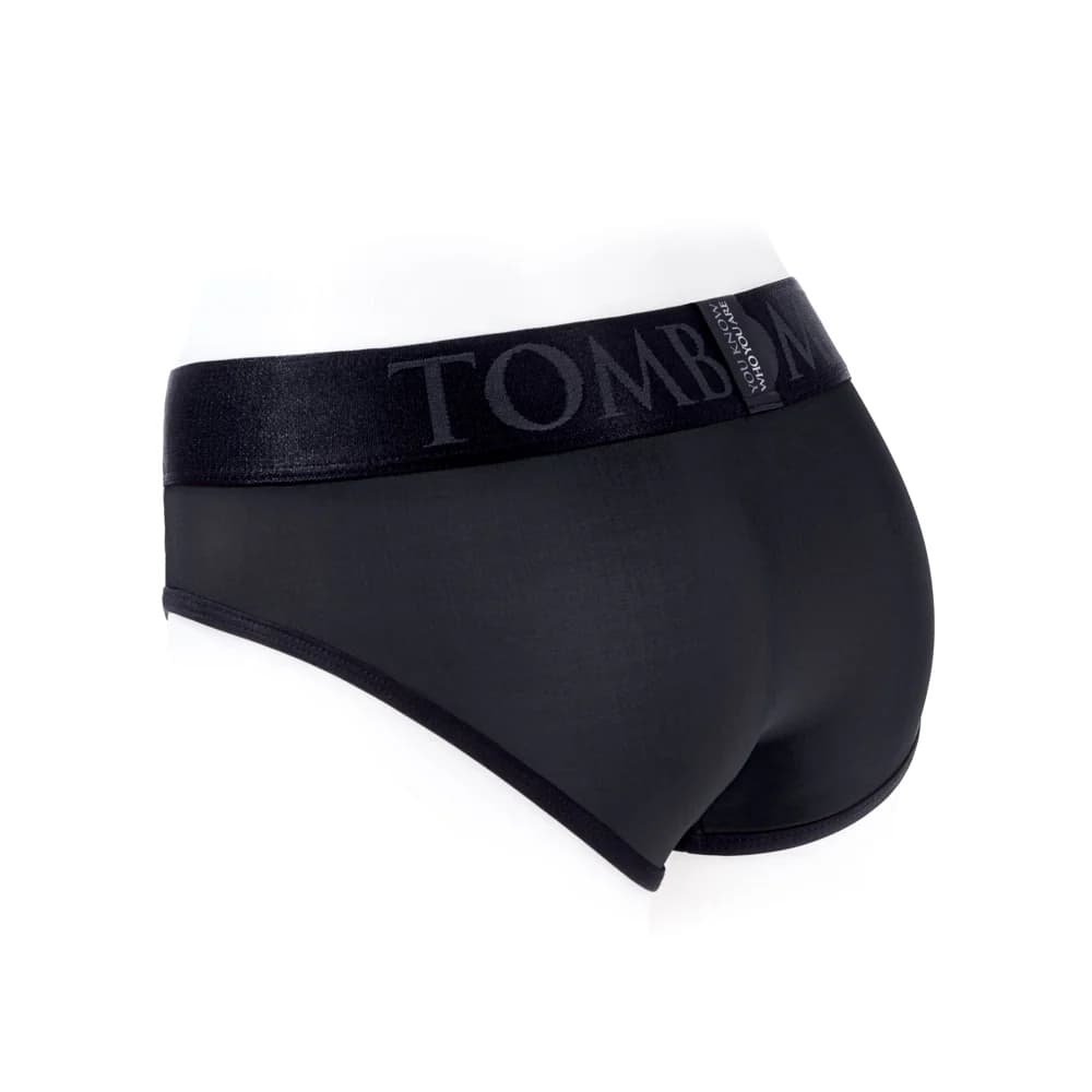 SpareParts Tomboi Cover Brief Style Underwear Harness Nylon Black/Black L thumbnail 8