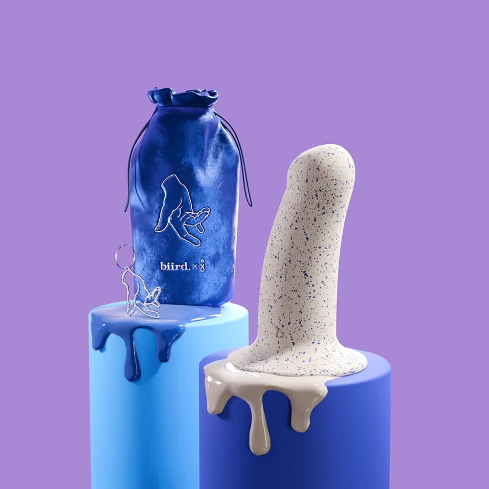 Biird Boo 5.5 in. Soft Silicone Dildo with Suction Cup Base Jouissance Club Edition thumbnail 3