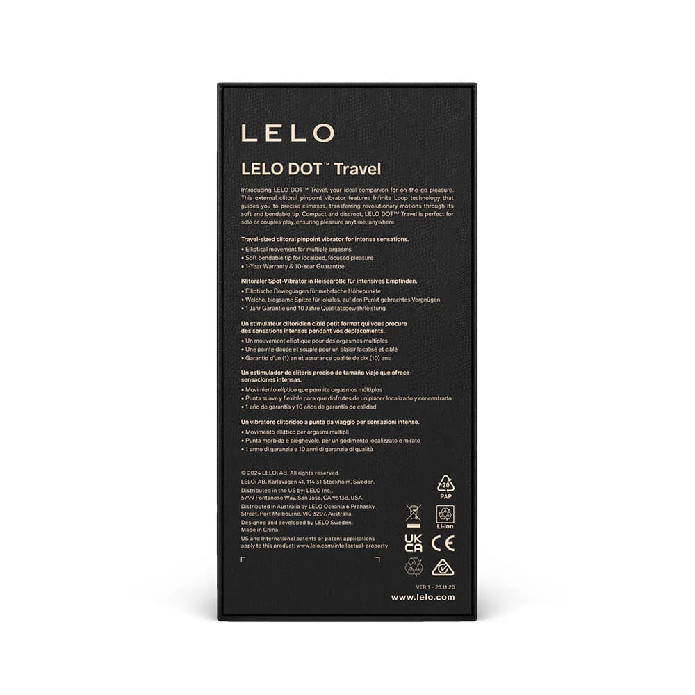 LELO DOT Travel Clitoral Pinpoint Vibrator Pink thumbnail 5