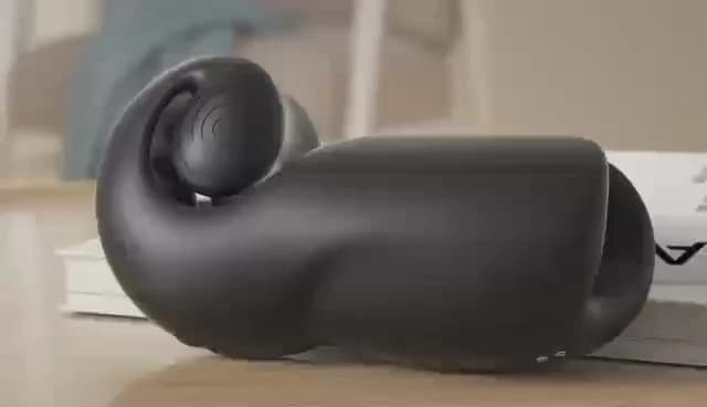 SVibe Snail Evo Rechargeable Masturbator Black thumbnail 2