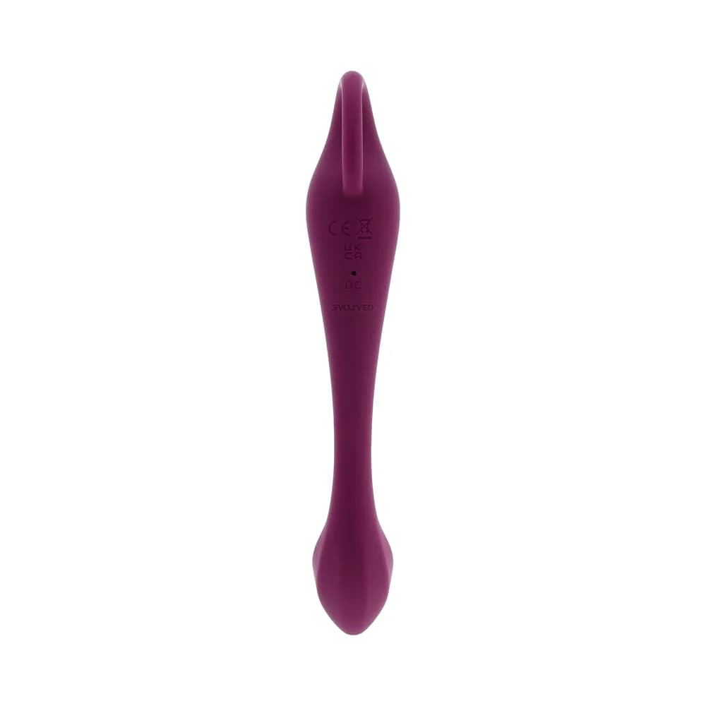 Evolved Lochness G Rechargeable Vibrator Silicone Burgundy thumbnail 6
