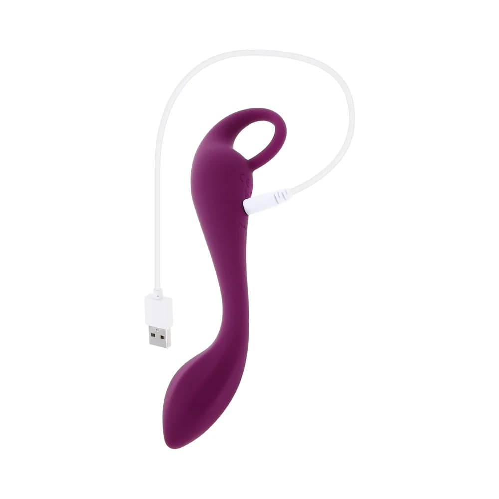 Evolved Lochness G Rechargeable Vibrator Silicone Burgundy thumbnail 7
