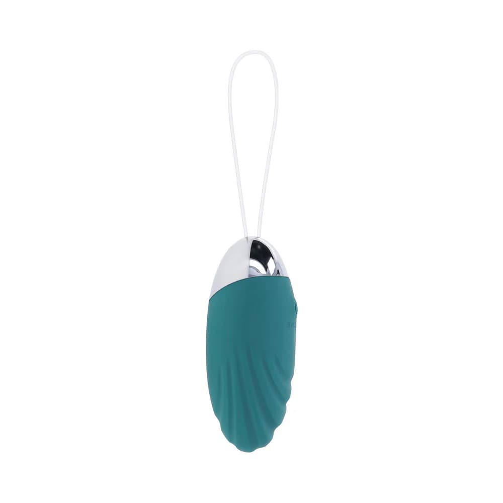 Evolved Oval Office Rechargeable Vibrating Egg with Remote Silicone Teal thumbnail 5