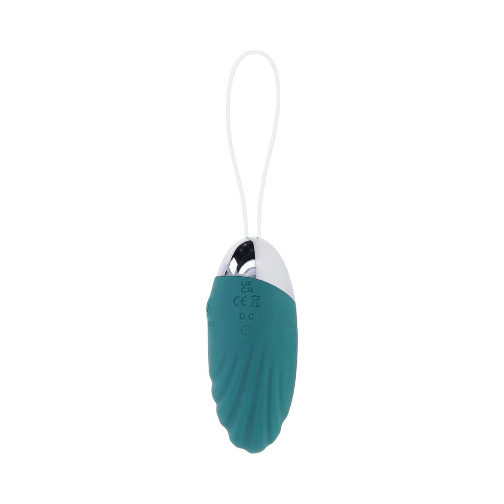 Evolved Oval Office Rechargeable Vibrating Egg with Remote Silicone Teal thumbnail 6