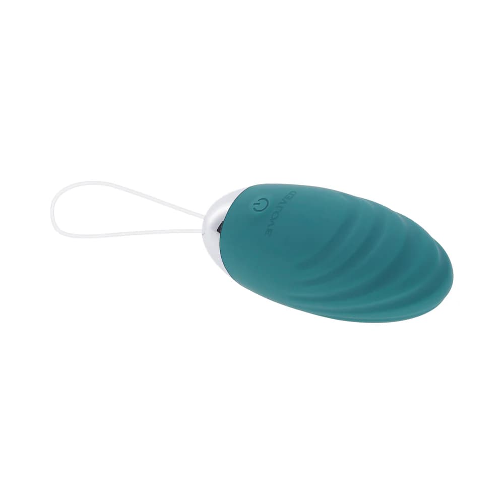 Evolved Oval Office Rechargeable Vibrating Egg with Remote Silicone Teal thumbnail 8