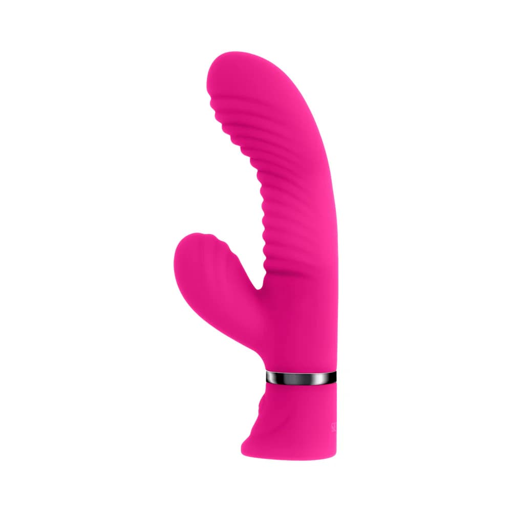 Selopa Next Wave Rechargeable Vibrating Dual Stimulator Silicone Pink thumbnail 2