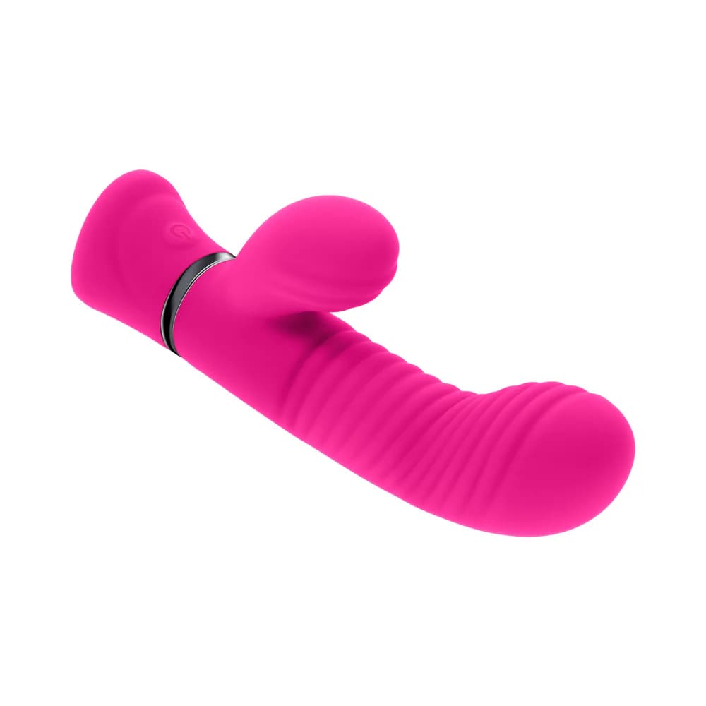Selopa Next Wave Rechargeable Vibrating Dual Stimulator Silicone Pink thumbnail 6