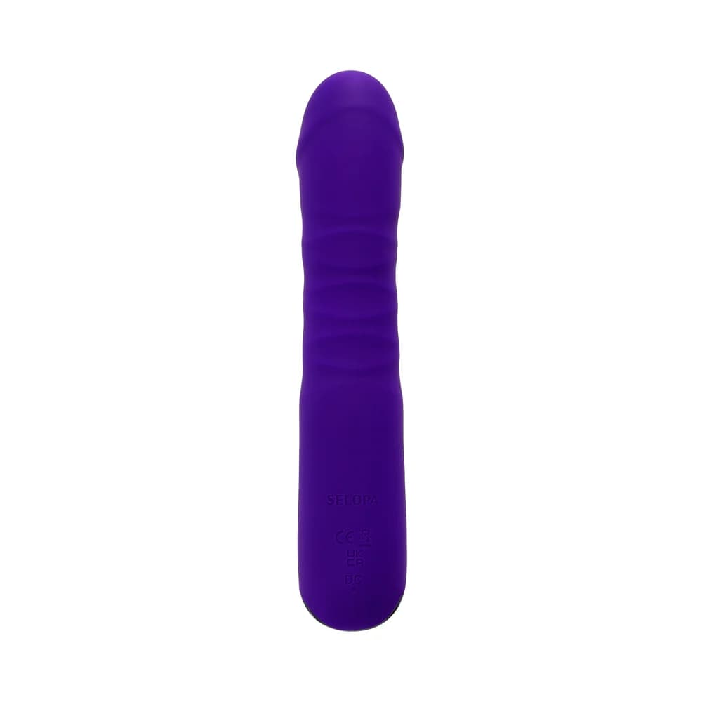 Selopa Ambition Rechargeable Thrusting Vibrator Silicone Purple thumbnail 5