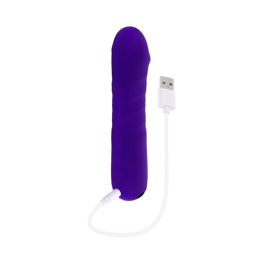 Selopa Ambition Rechargeable Thrusting Vibrator Silicone Purple thumbnail 8