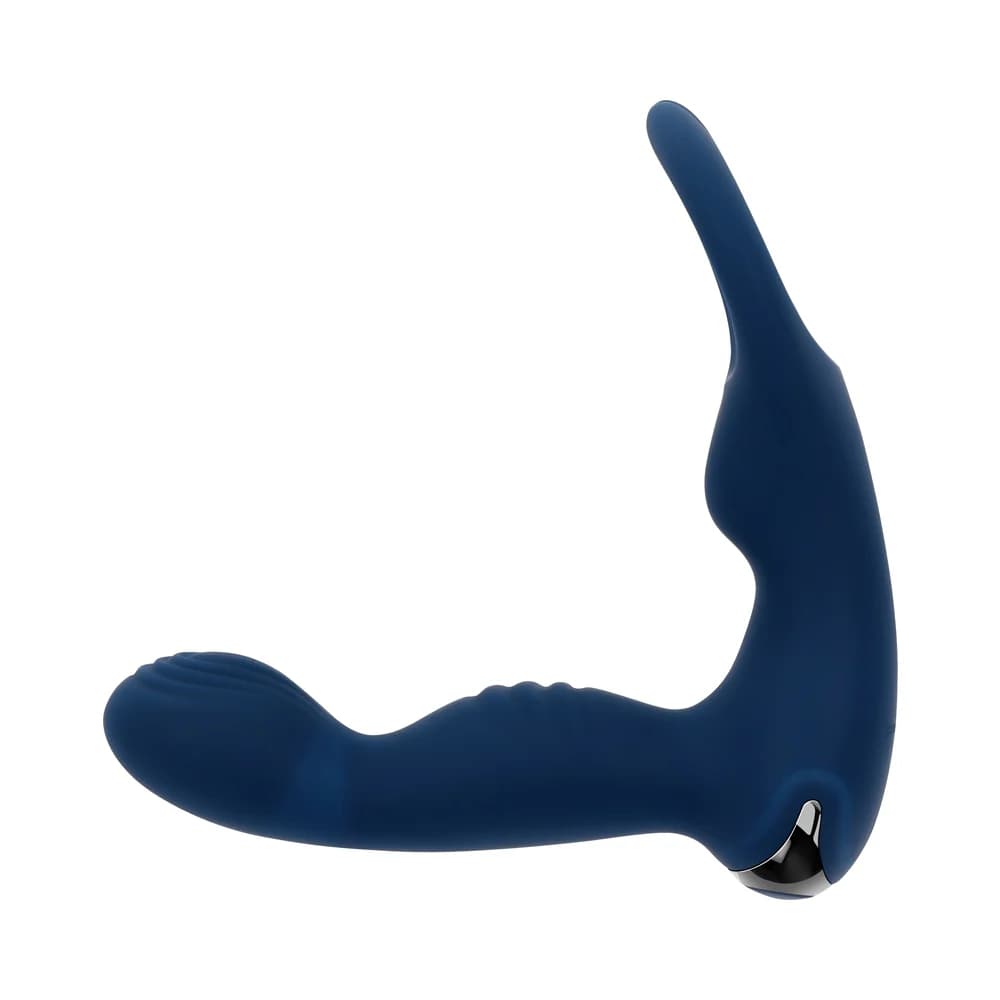 Zero Tolerance By All Means Rechargeable Prostate Vibrator with Remote Silicone Blue thumbnail 2