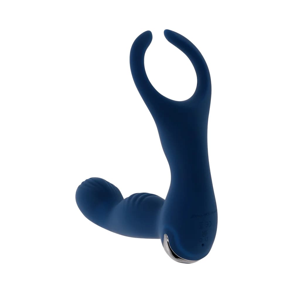 Zero Tolerance By All Means Rechargeable Prostate Vibrator with Remote Silicone Blue thumbnail 3