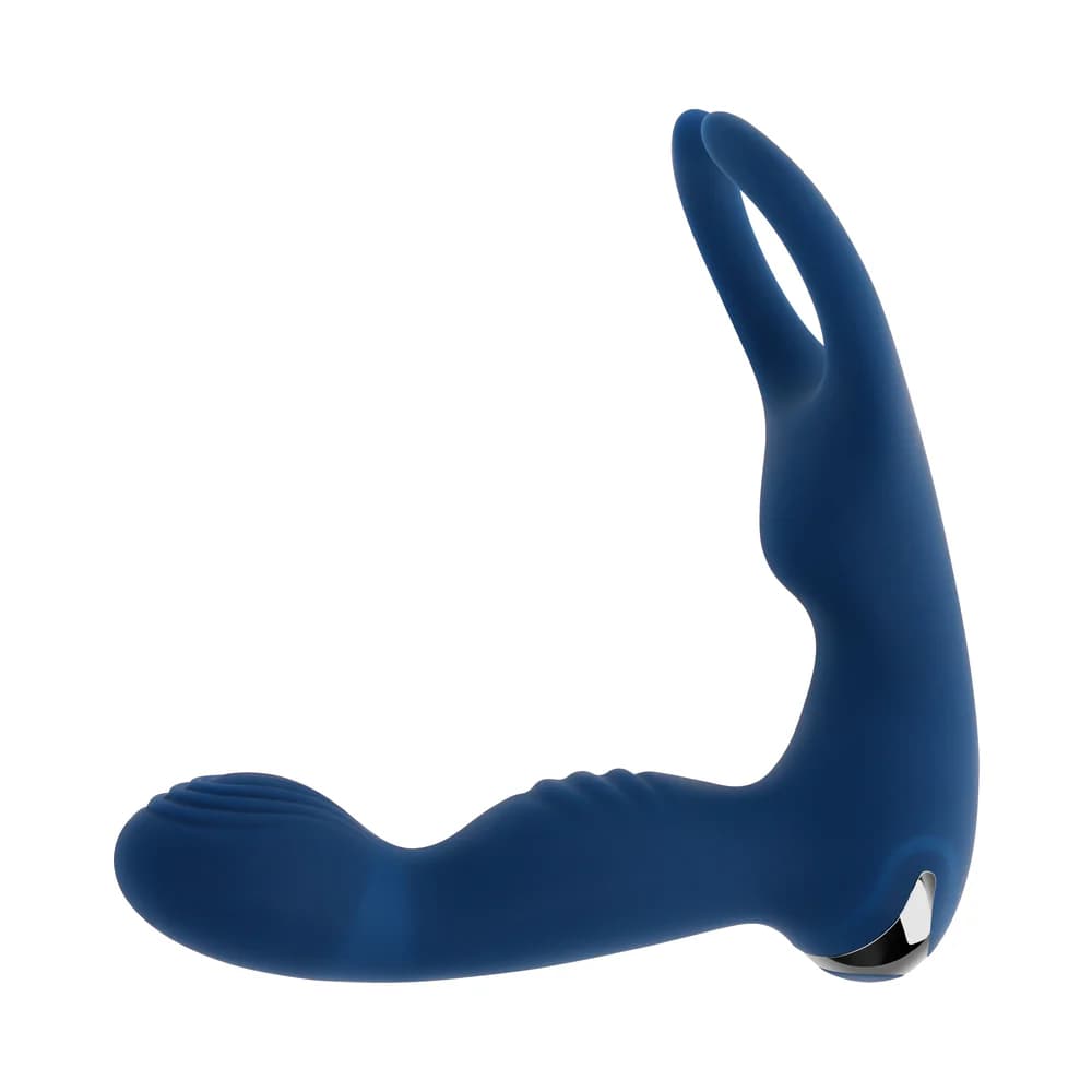 Zero Tolerance By All Means Rechargeable Prostate Vibrator with Remote Silicone Blue thumbnail 5