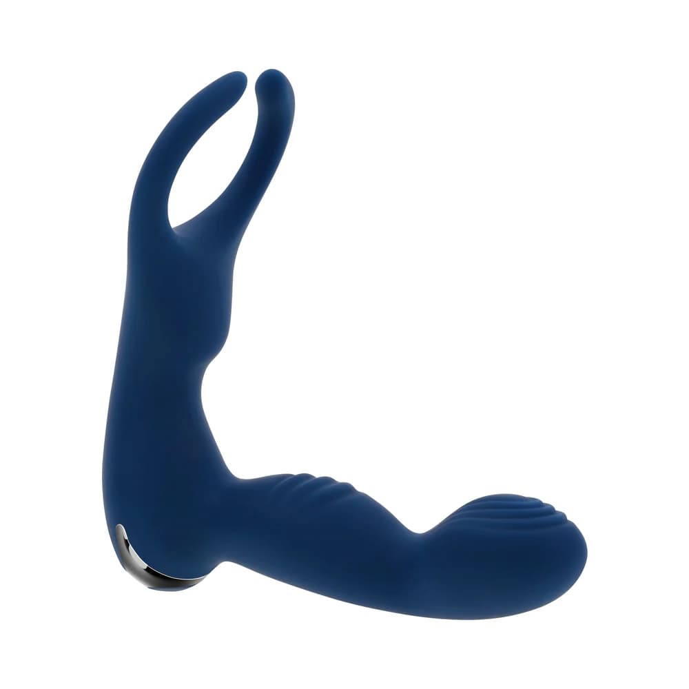 Zero Tolerance By All Means Rechargeable Prostate Vibrator with Remote Silicone Blue thumbnail 6