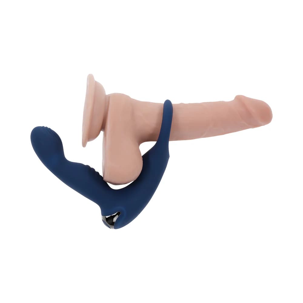 Zero Tolerance By All Means Rechargeable Prostate Vibrator with Remote Silicone Blue thumbnail 7