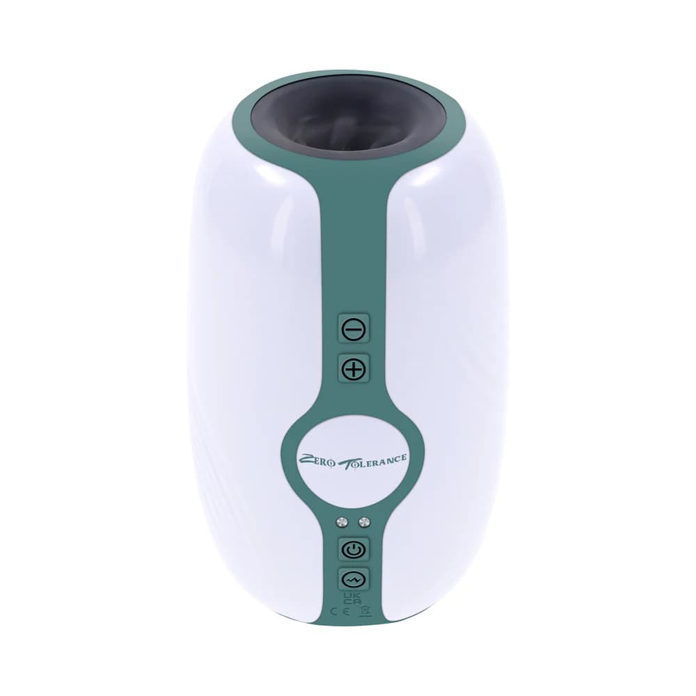 Zero Tolerance Touchdown Rechargeable Vibrating Tightening Stroker Silicone White thumbnail 6