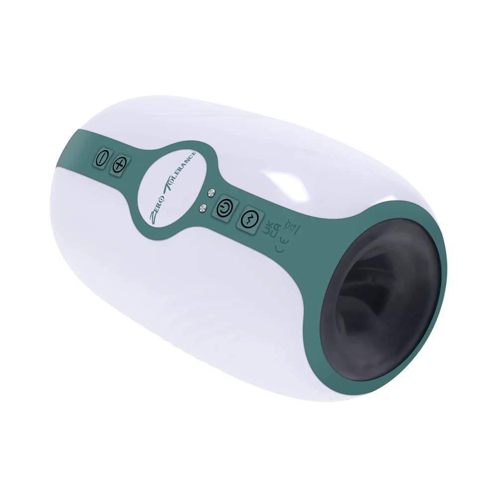 Zero Tolerance Touchdown Rechargeable Vibrating Tightening Stroker Silicone White thumbnail 7