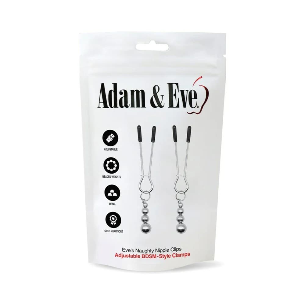 Adam & Eve Eve's Naughty Nipple Clips (Bag Packaging) thumbnail 5