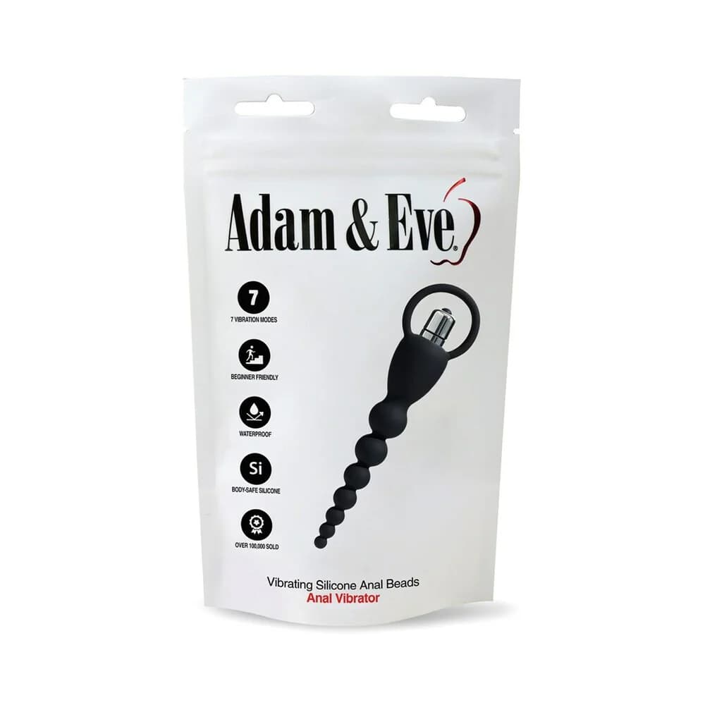 Adam & Eve Vibrating Silicone Anal Beads (Bag Packaging) thumbnail 6