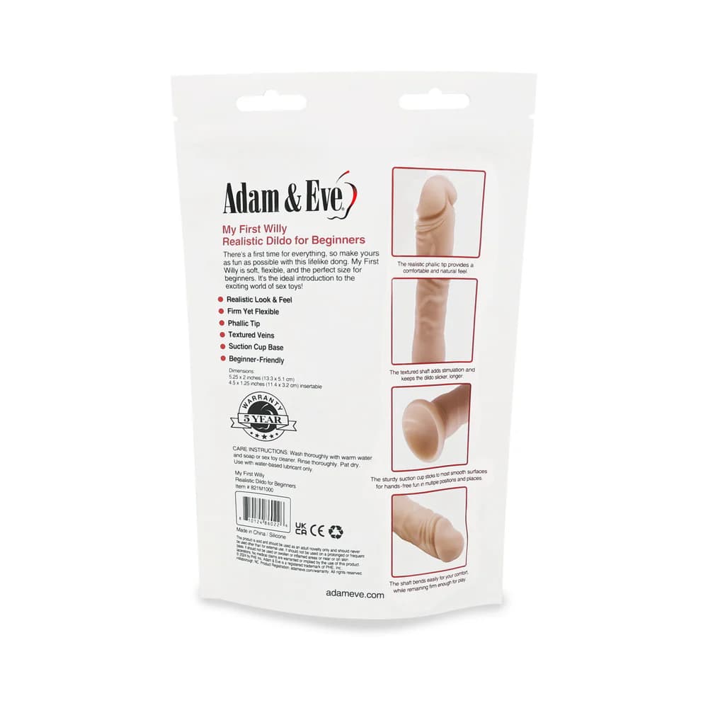 Adam & Eve My First Willy Silicone (Bag) thumbnail 7