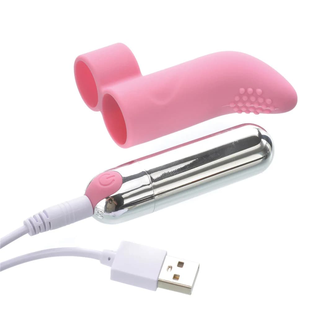 Adam & Eve Silicone Rechargeable Finger Vibe (Bag Packaging) thumbnail 8