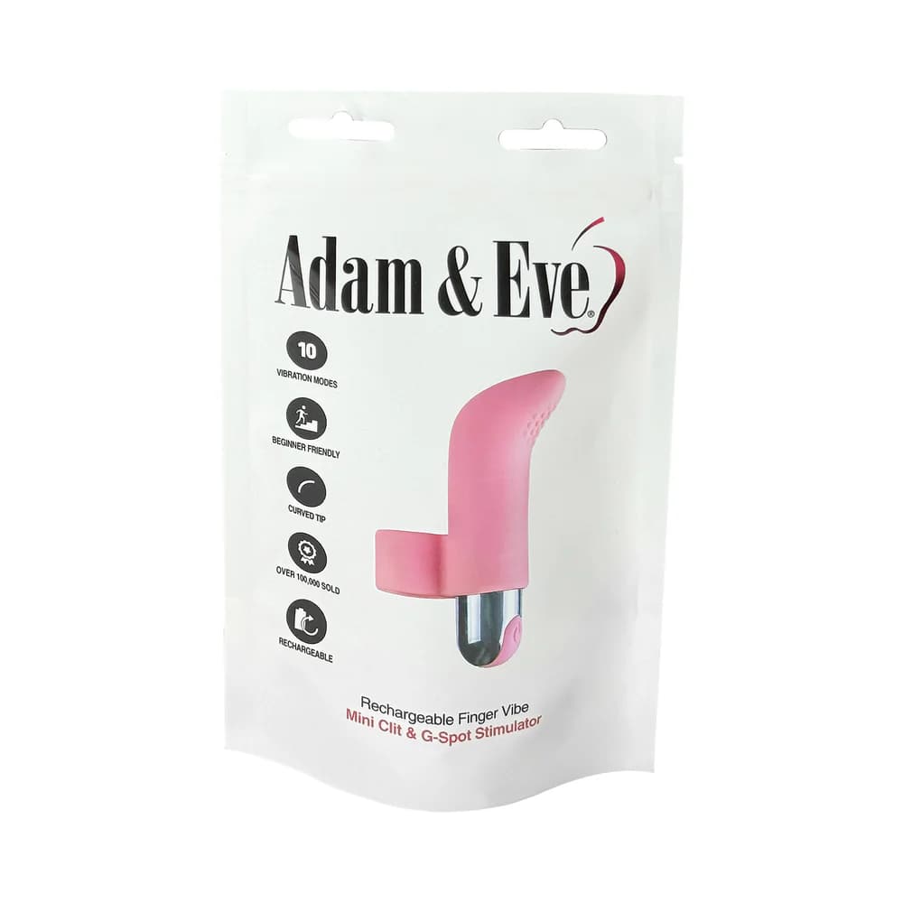 Adam & Eve Silicone Rechargeable Finger Vibe (Bag Packaging) thumbnail 9
