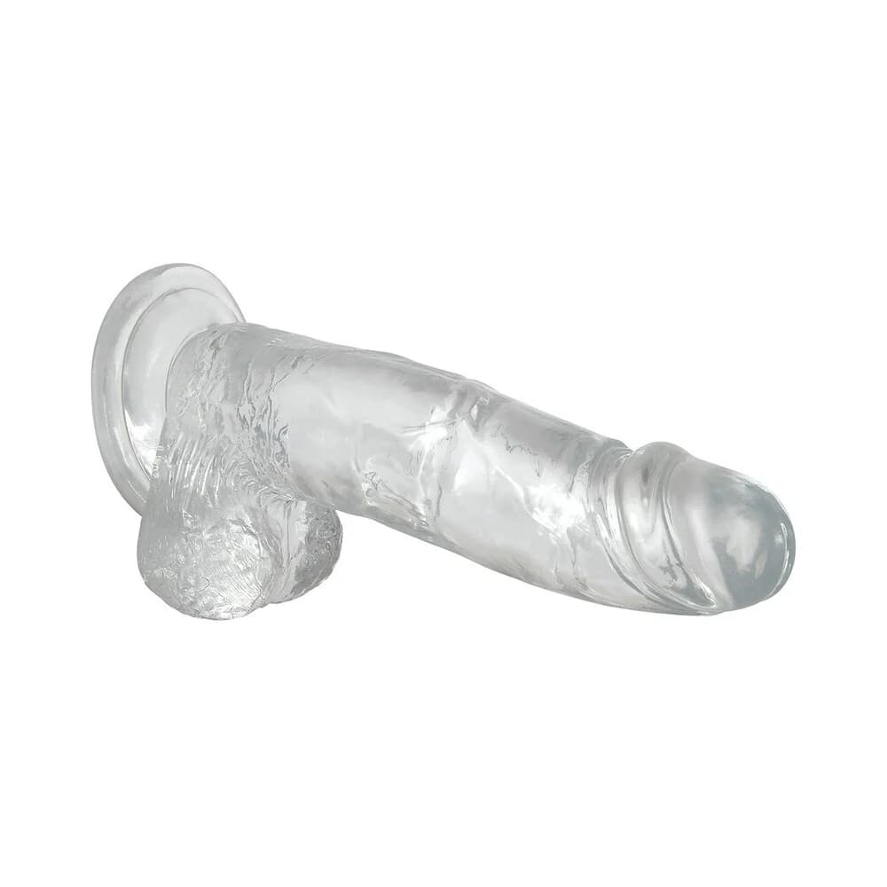 Adam & Eve Crystal Clear 8 in. Dildo thumbnail 5