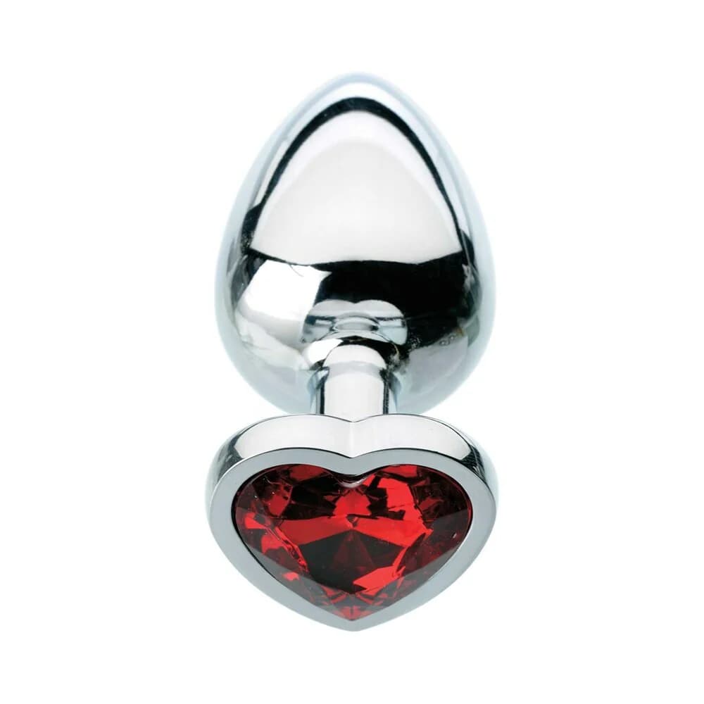 Adam & Eve Red Hearts Gem Anal Plug Small thumbnail 3