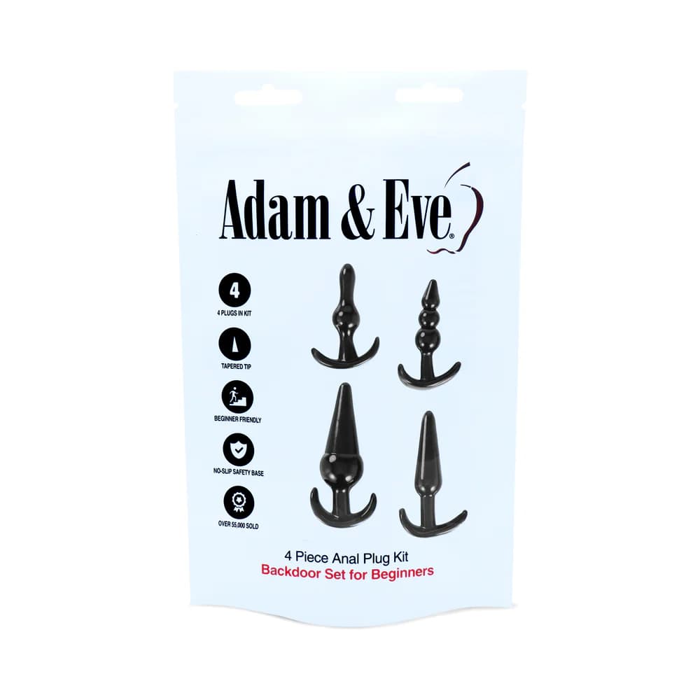 Adam & Eve 4-Piece Anal Plug Kit (Bag) thumbnail 4