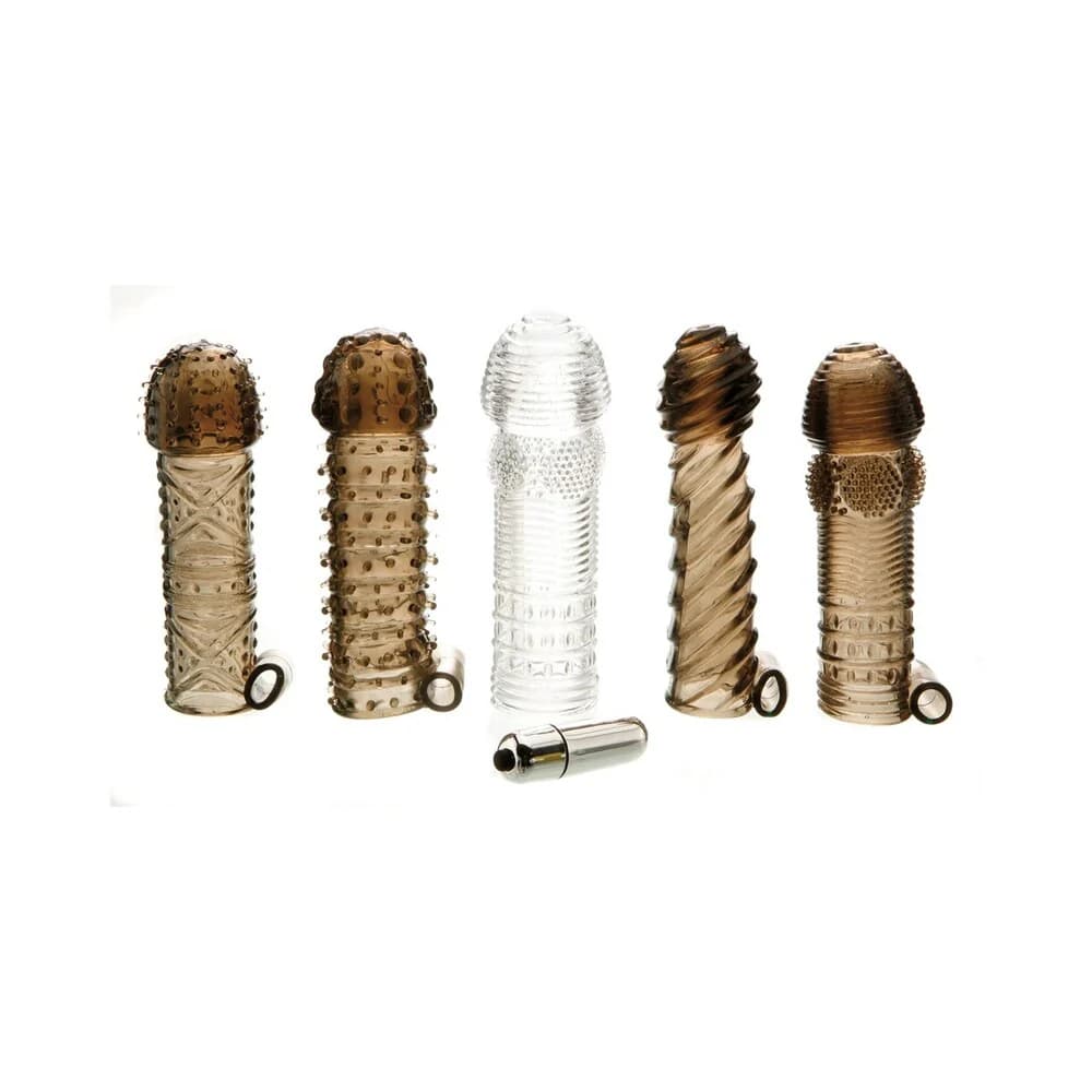 Adam & Eve Vibrating Penis Sleeve Kit (Bag) thumbnail 2