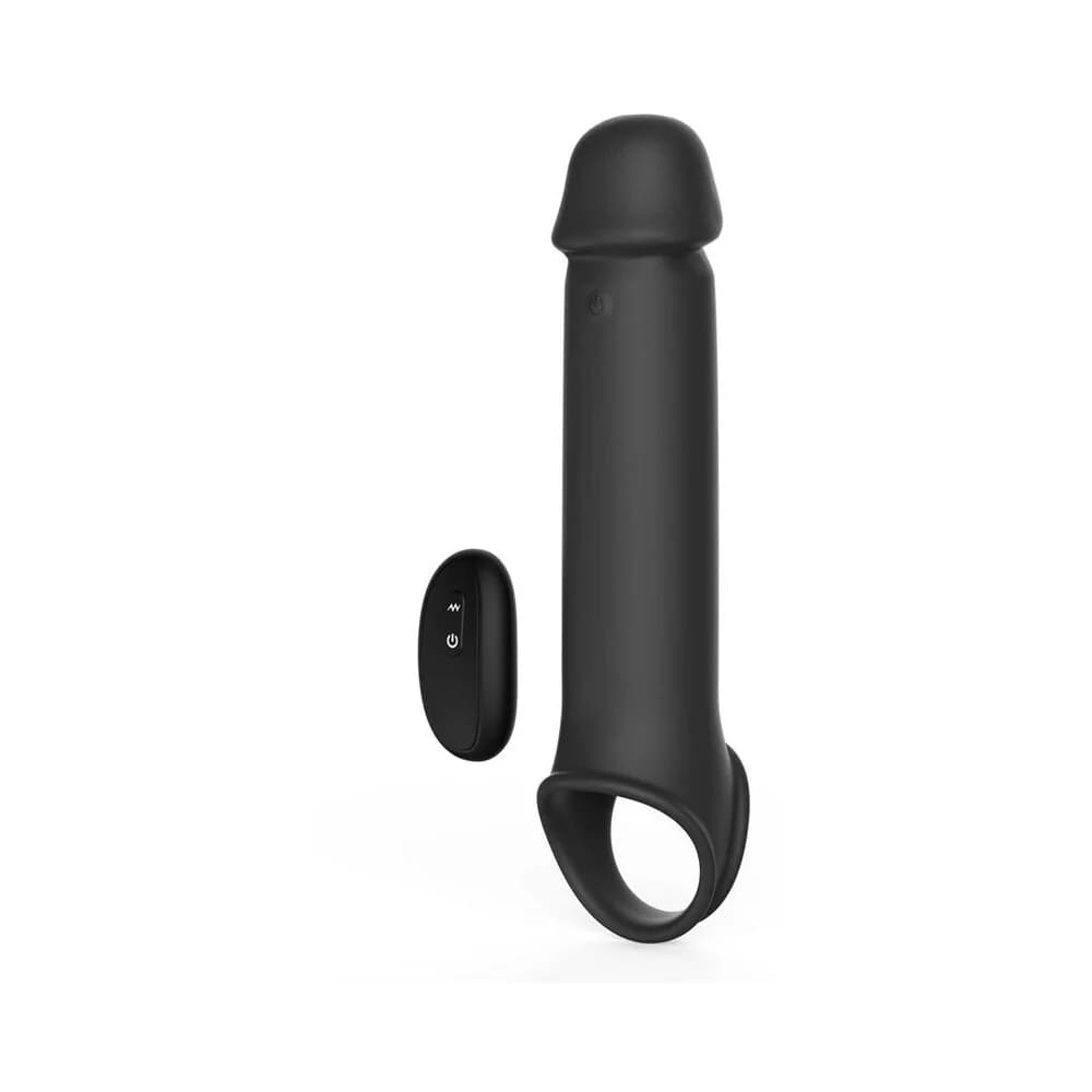 Adam & Eve Adam's XL Vibrating Extension Silicone with Remote Control thumbnail 3