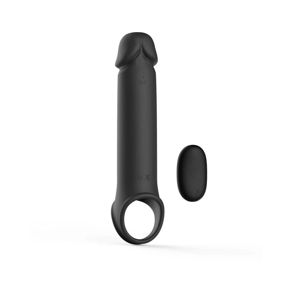 Adam & Eve Adam's XL Vibrating Extension Silicone with Remote Control thumbnail 5