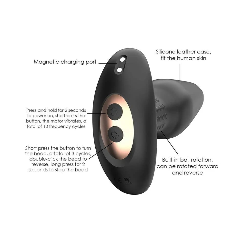 Adam & Eve Carl Jr. Vibrating & Rimming Plug thumbnail 8