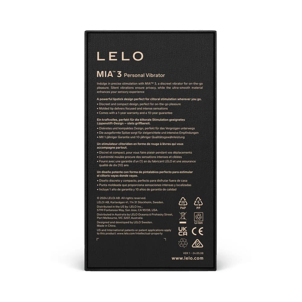 LELO MIA 3 Personal Vibrator Purple thumbnail 4