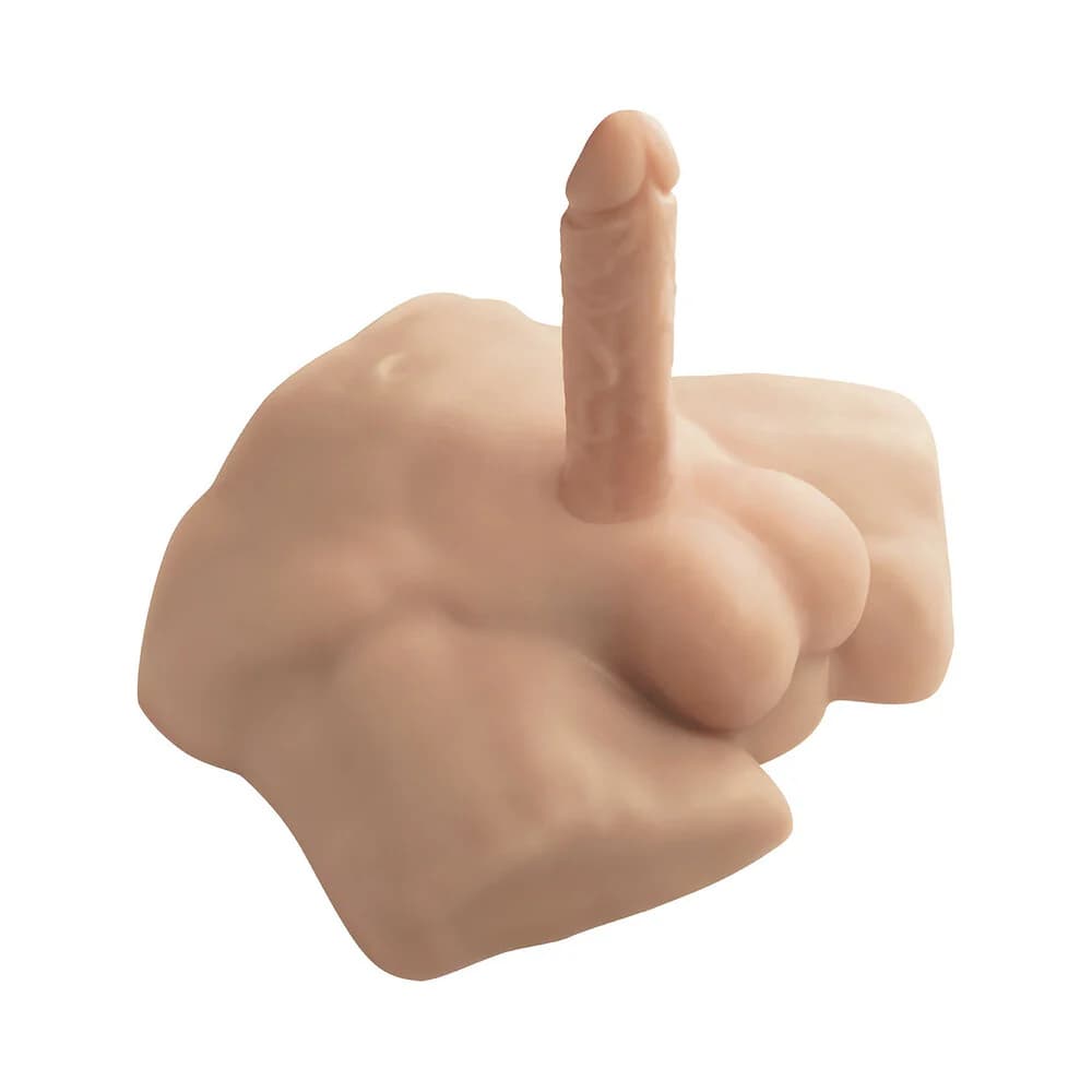 SILEX-D Apollo S Torso with 7 in. Liquid Silicone Model 2 Dildo Vanilla thumbnail 2