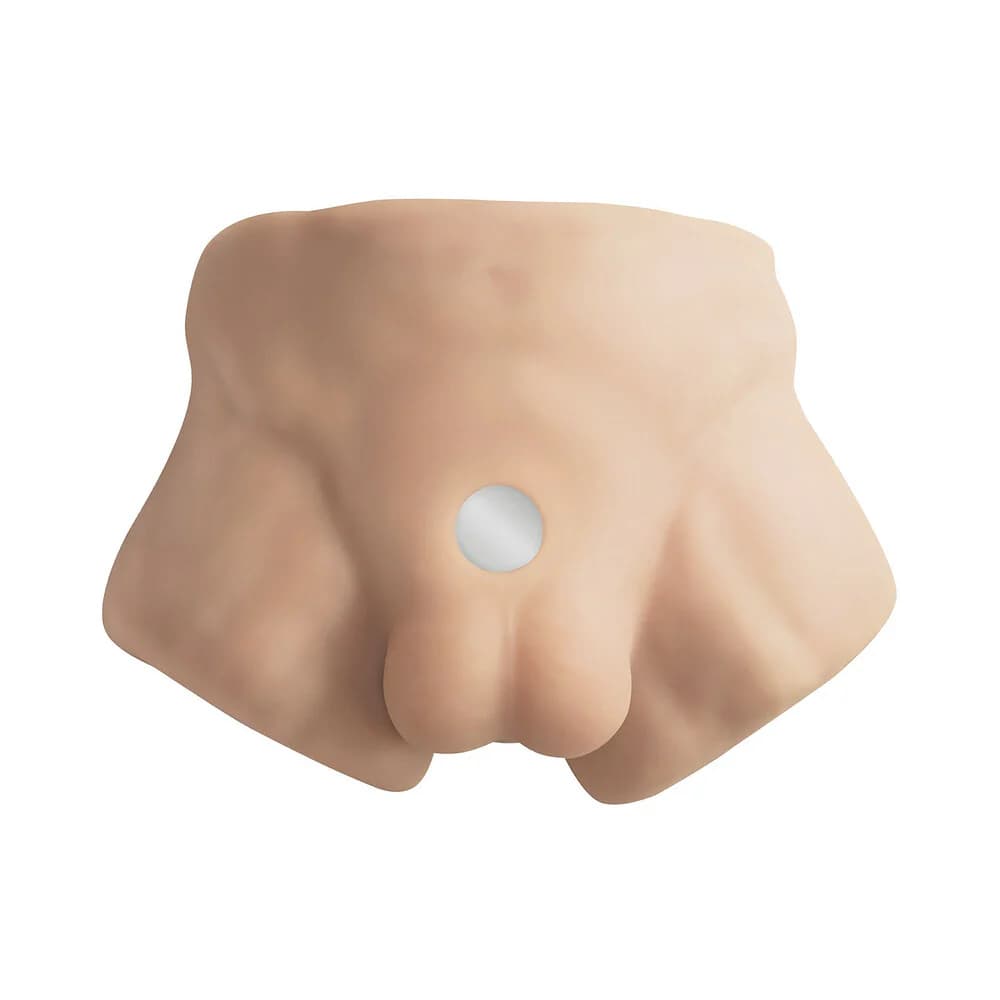 SILEX-D Apollo S Torso with 7 in. Liquid Silicone Model 2 Dildo Vanilla thumbnail 3