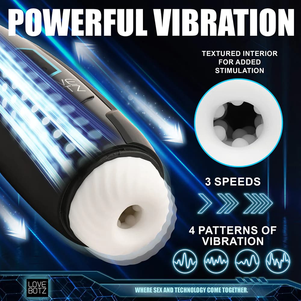 LoveBotz The Milker Max 14X Thrusting & Vibrating Masturbator thumbnail 9