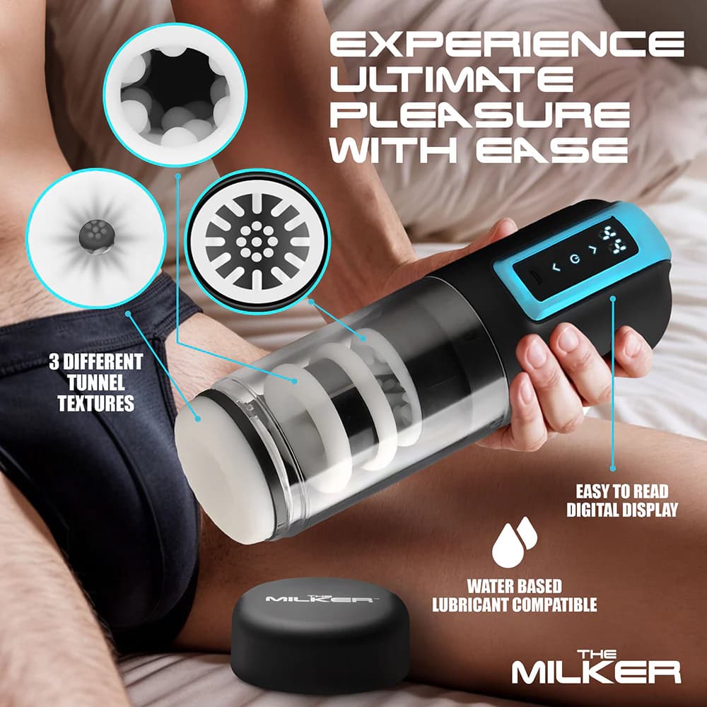 The Milker Thrusting & Rotating Masturbator thumbnail 6