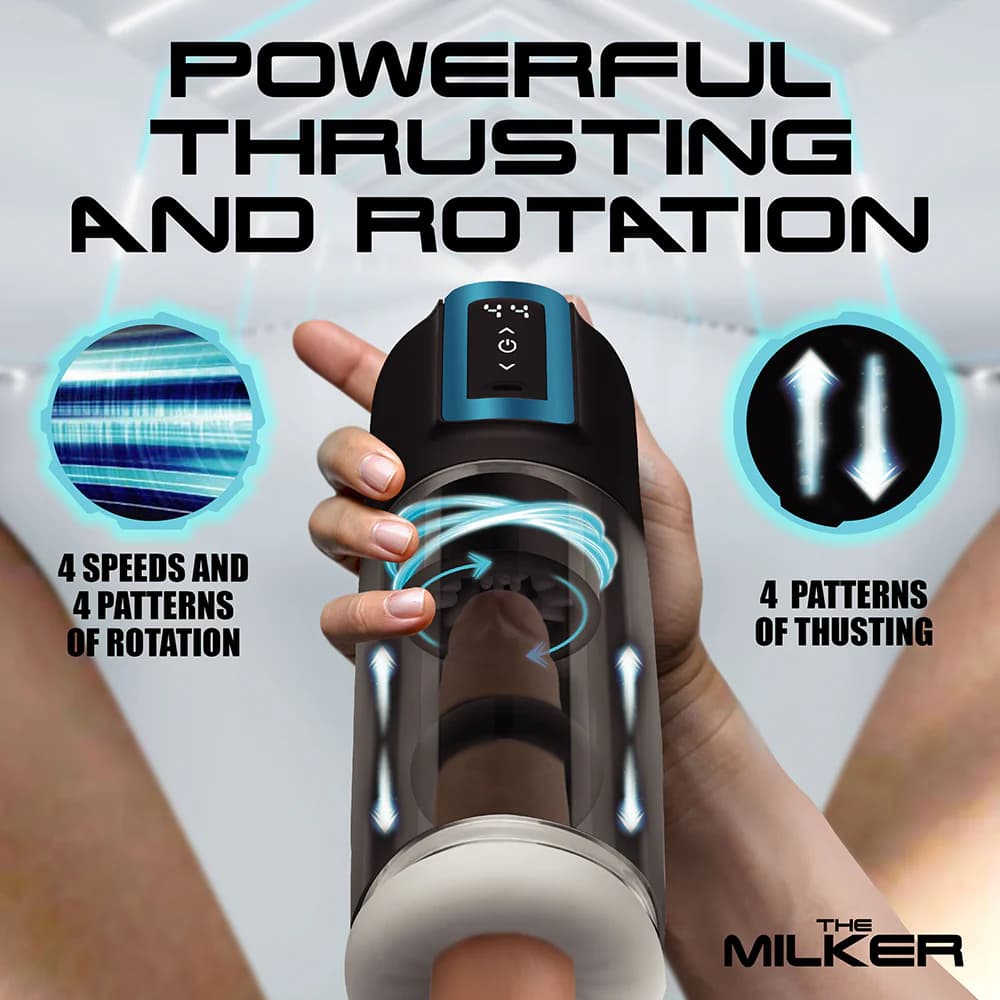 The Milker Thrusting & Rotating Masturbator thumbnail 8