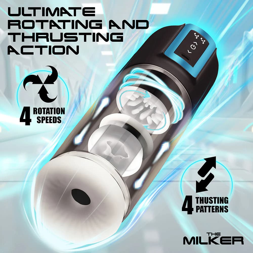 The Milker Thrusting & Rotating Masturbator thumbnail 9