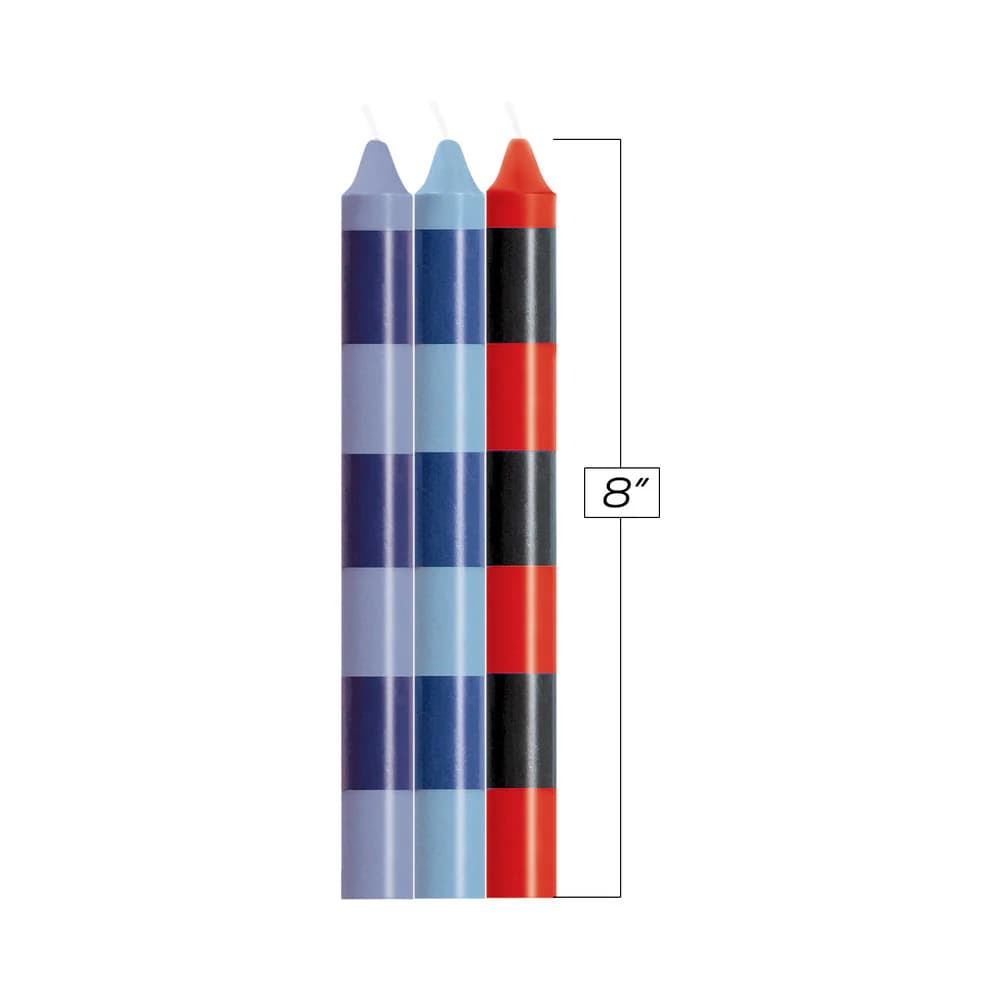 The 9's Make Me Melt Sensual Warm Drip Candles 3pk Stripes Passionettes thumbnail 2