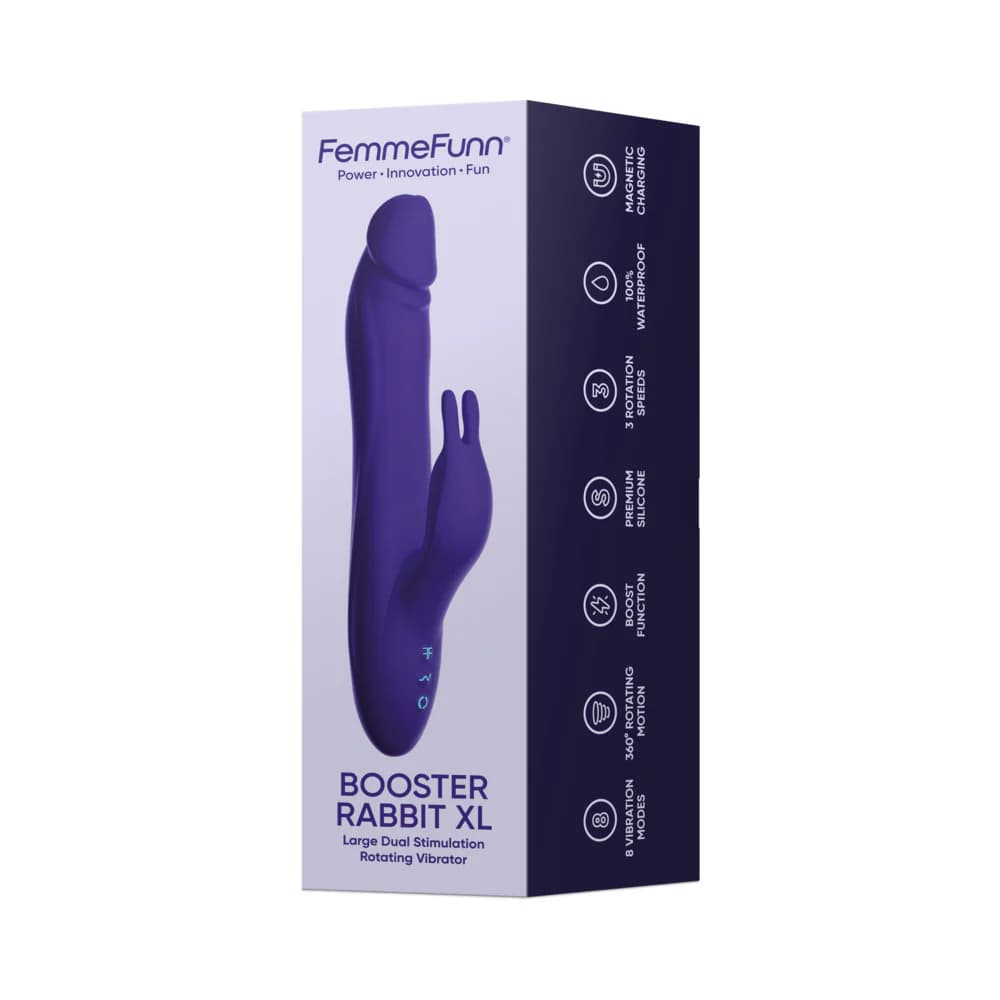 FemmeFunn Booster Rabbit XL Dark Purple thumbnail 8