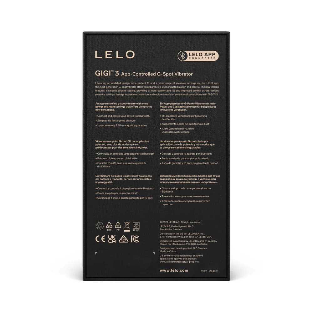 LELO GIGI 3 App-Controlled G-Spot Vibrator Deep Rose thumbnail 4