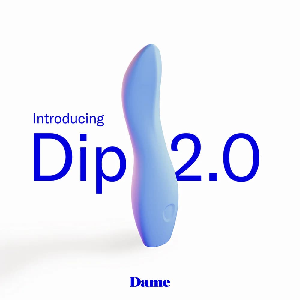 Dame Dip 2.0 Classic Vibrator Periwinkle thumbnail 4
