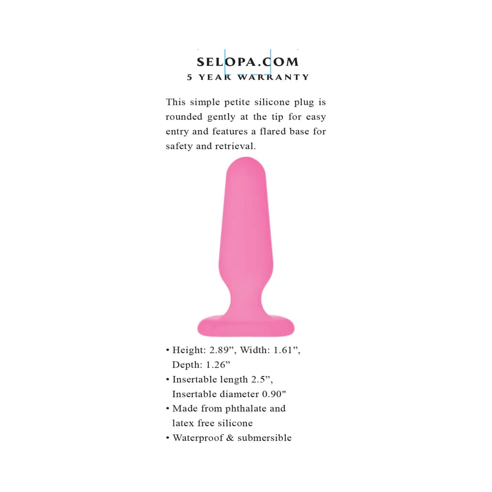 Selopa Petite Plug Silicone Pink thumbnail 7