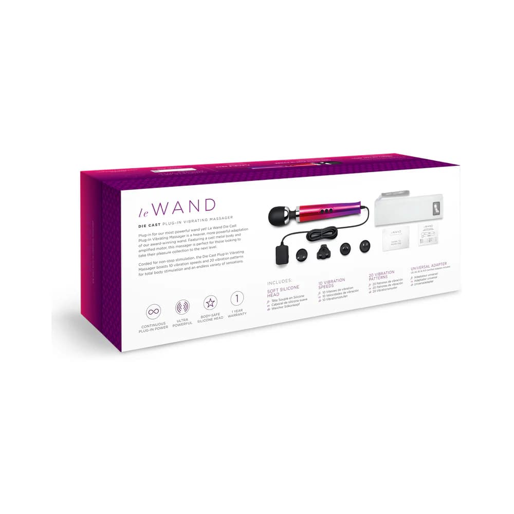 Le Wand Die Cast Plug-In Massager Ombre thumbnail 8